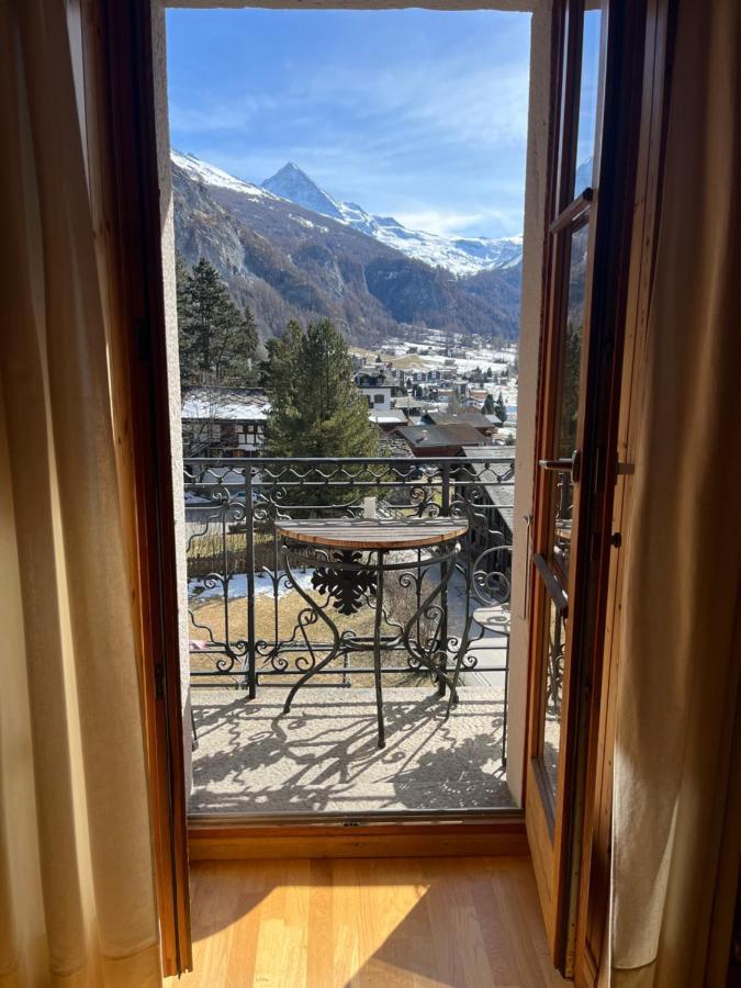 Heida, Studio Ensoleille Au Village Avec Magnifique Vue Sur La Dent-Blanche Evolène Εξωτερικό φωτογραφία